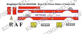 Royal Air Force Police 3 Landrover Discovery